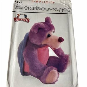 Firffels Bertle bear Simplicity Sewing pattern VTG